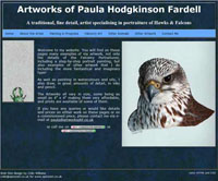 example of website for artworksphf.co.uk - main page